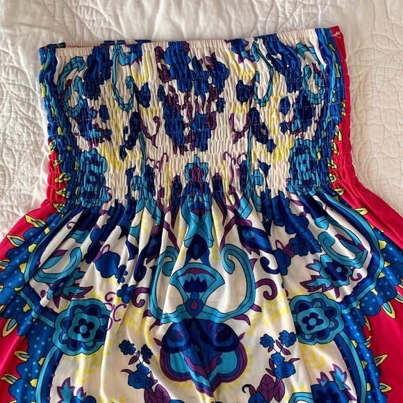 SUMMER BEACH WRAPPED TUBE STRAPLESS SEXY DRESS - Picture 7 of 8